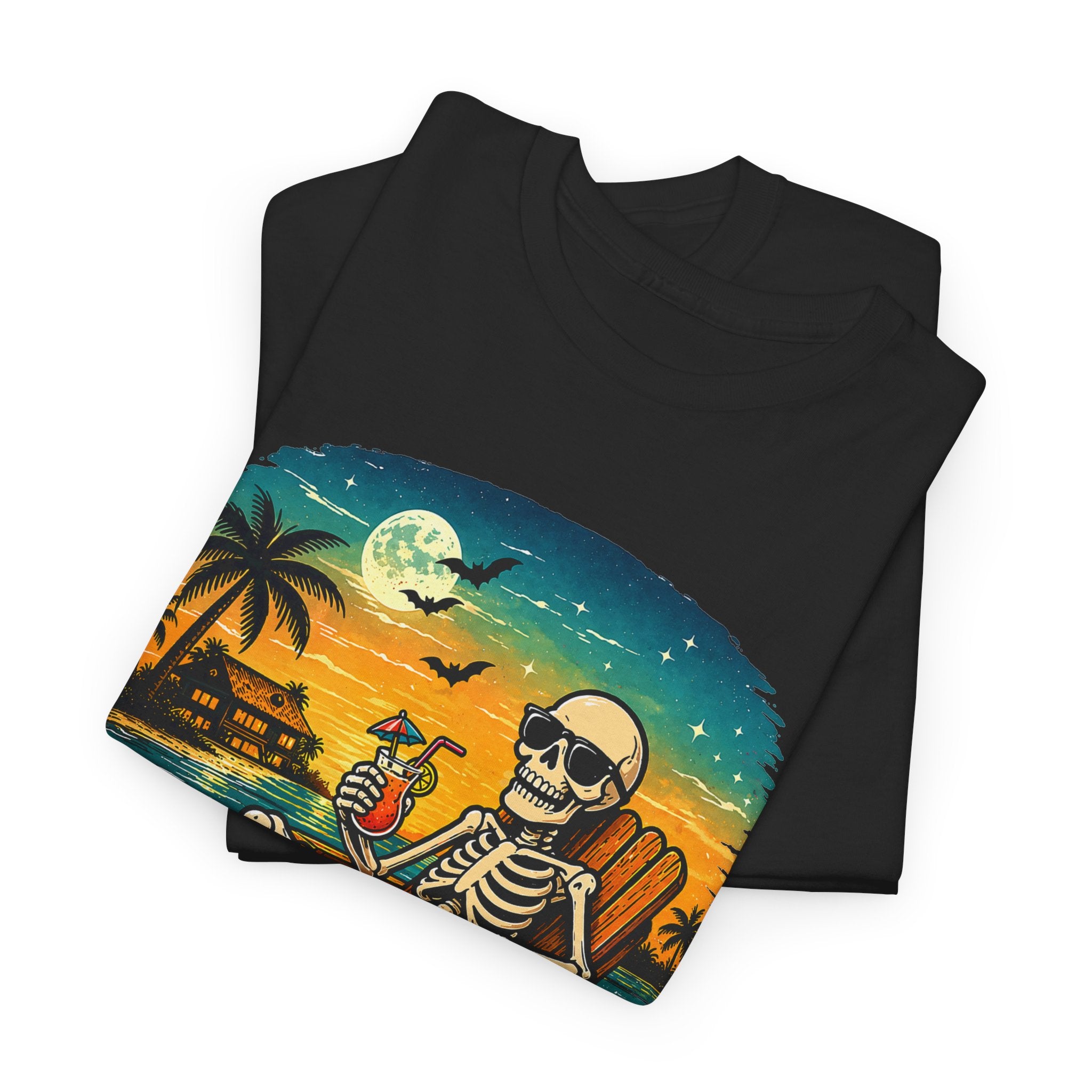 Pool Boy Skeleton T-Shirt  Vintage Tropical Summer Vibe Tee