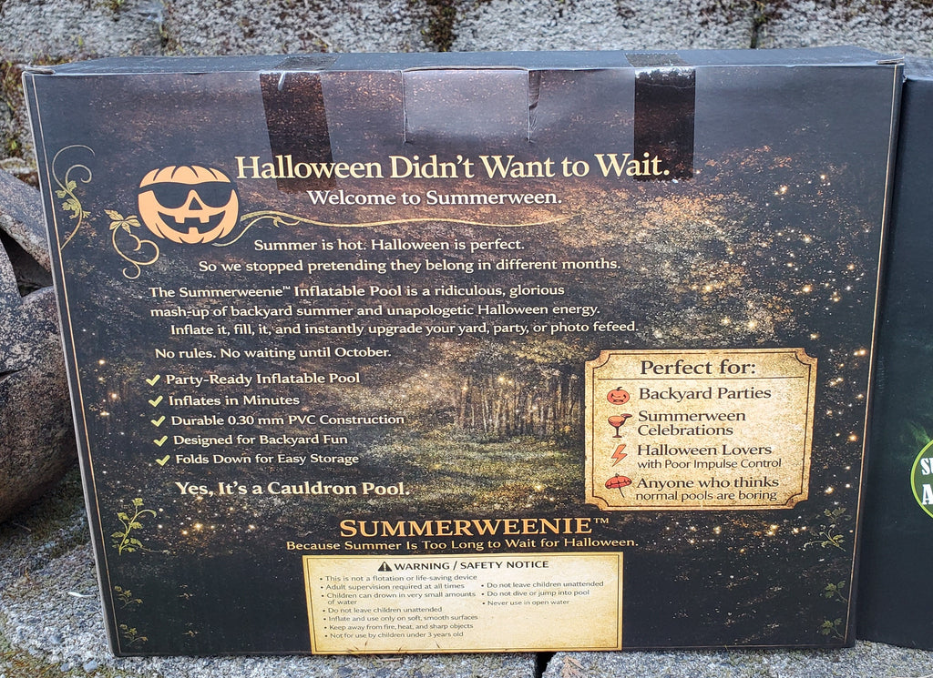 Inflatable Cauldron Pool – 5FT Halloween Pool (First Batch Edition)