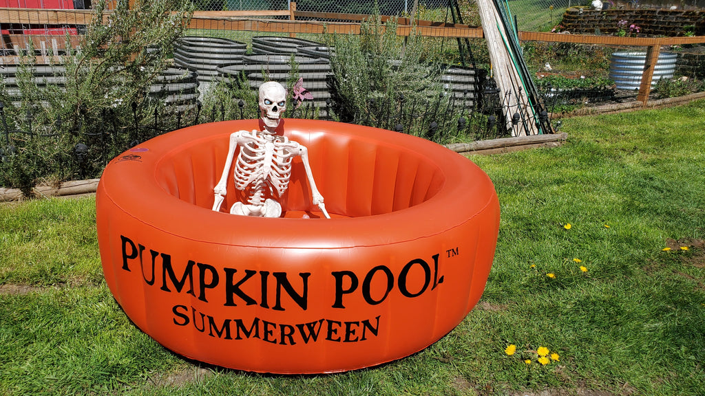 Pumpkin Pool – 5FT Inflatable Summerween Pool (Adults & Kids)