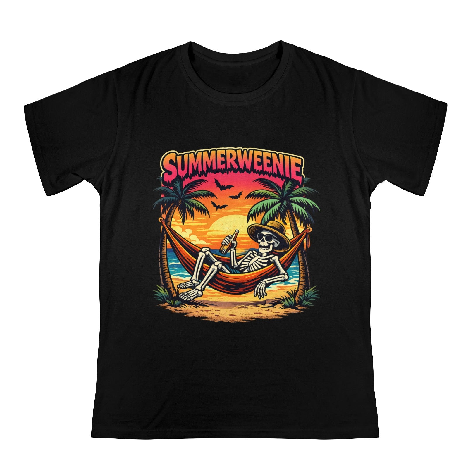 Summerweenie Skeleton Sunset Beach T-Shirt