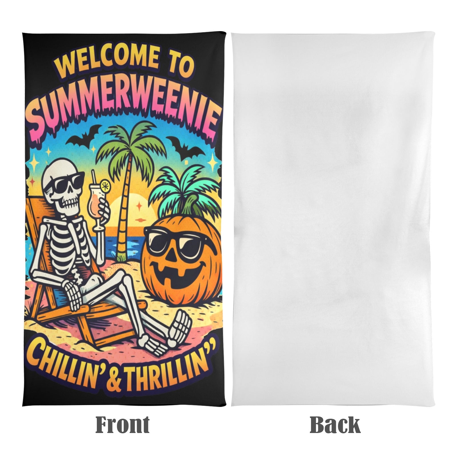Chillin & Thrillin Beach Towel